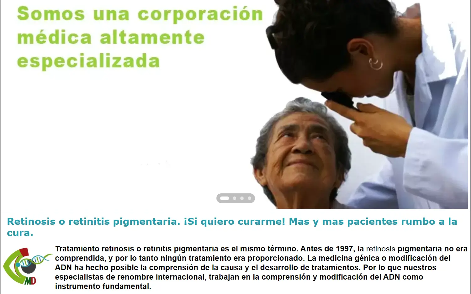 Mejora VisionMD Medical Clinic Website Case Study
